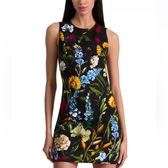 Alice + Olivia Dresses & Skirts - Alice + Olivia Wynell Bodycon Floral Mini Dress